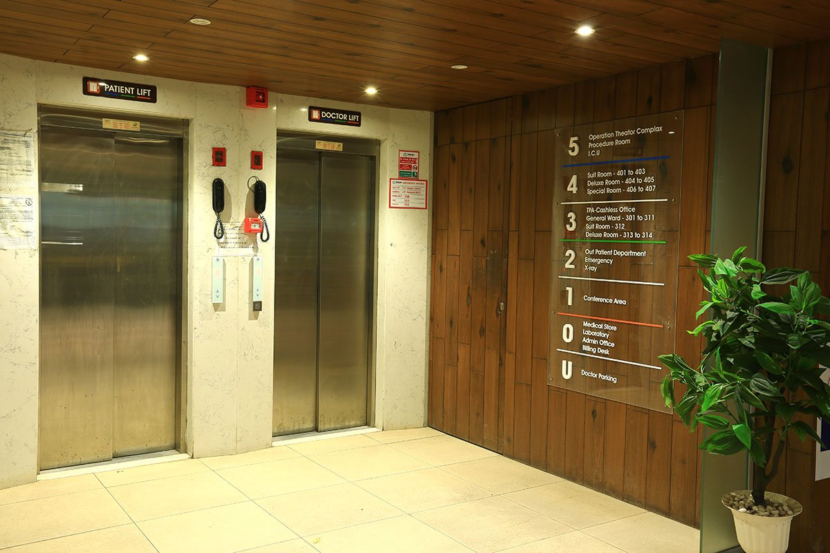 Param Hospital - Lift Facility